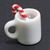 ART223 - Hot Chocolate in Mug with Whipped Cream and Candy Cane