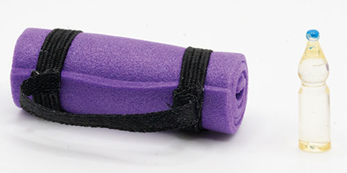 ART306 - Purple Yoga Set - Yoga Mat with Water Bottle