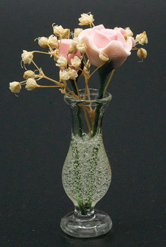 ART309 - Light Pink Rose in Vase