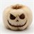 ART318 - Resin Pumpkin Jack O Lantern, White 0.55 Inch X 0.62 In