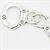 ART400 - Locked Handcuffs, Antique Silver