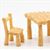 ART424 - Tiny 3 Piece Table and Chair Set, Resin