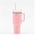 ART433 - Tumbler with Removable Lid and Straw, Pink