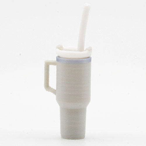 ART435 - Tumbler with Removable Lid and Straw, Gray