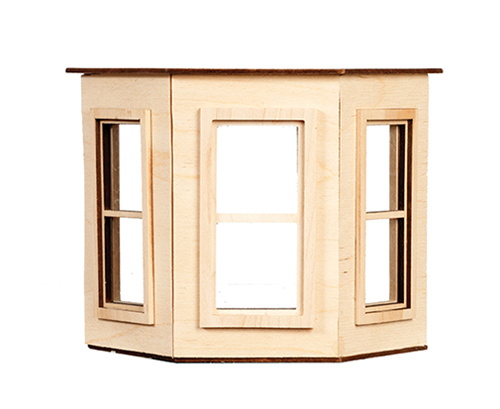 AS475 - Small Bay Window, Flat Top, 1/1 Windows