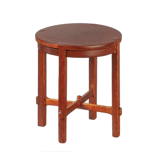 AZJJ06012WN - Round Side Table, Walnut