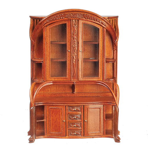 AZJJ08007WN - Art Nouveau Hutch/Walnut