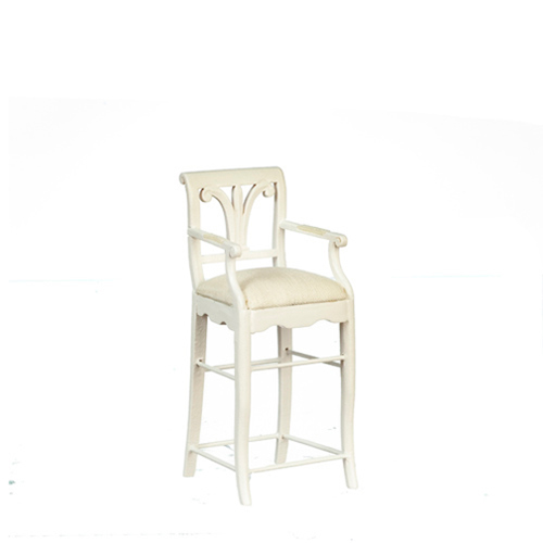 AZJJ09049W - Kitchen Stool/White