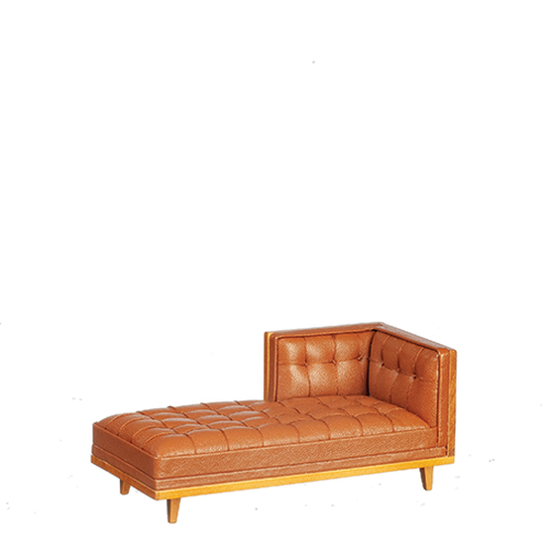 AZJJ09073ALWN - Mid Century Chaise, Leather