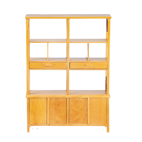 AZJJ09076LWN - Modern Open Bookshelf/Wal