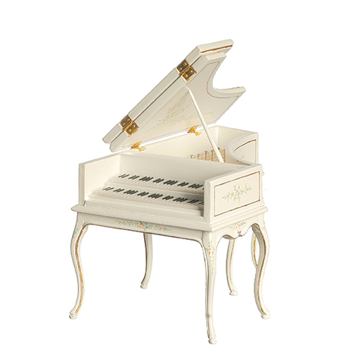 AZJJ09078BWT - Victorian Piano/White