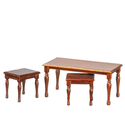 AZJJ21020WN - Nest Of 3 Tables/Walnut