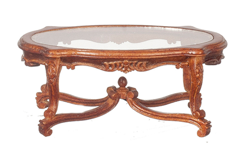 AZJJ31001WN - 18Th Century Glass Top Cof.Tabl