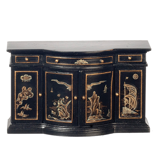 AZJJ31018BBS - Chinese Credenza/Black