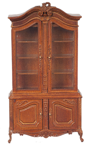 AZJJ31035WN - Louis Xv Display Cab/Waln