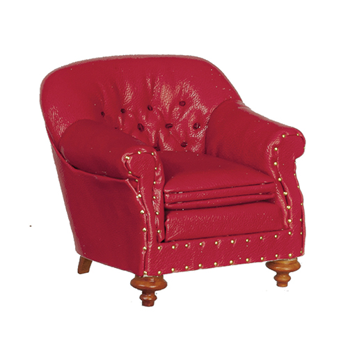 AZJJ31054WNA - 1880 Club Chair/Burgundy