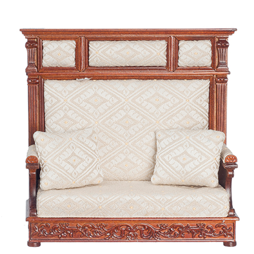 AZJJ36005WNB - Tudor Bench/Pattern/Walnut