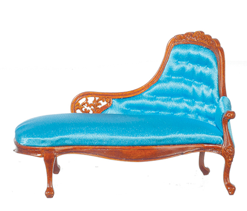 AZJJ40008WNC - Louis Xv Chaise/Blue/Waln