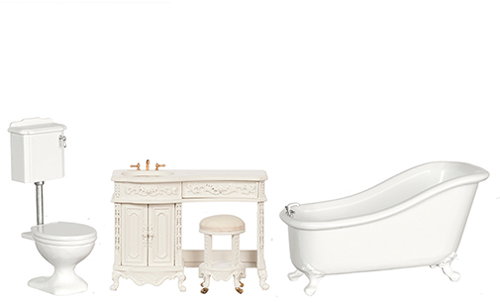 AZP5230 - Avalon Bath Set/3/White