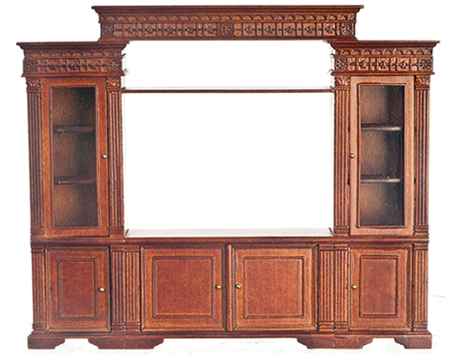 AZP6510 - Wall Television Cabinet, Walnut