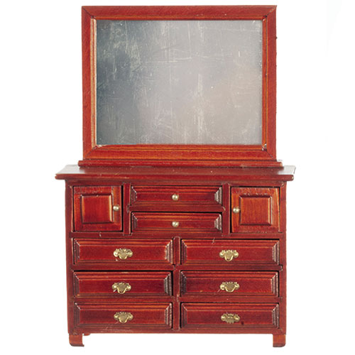 AZT3767 - Dresser W/Mirror/Mahogany