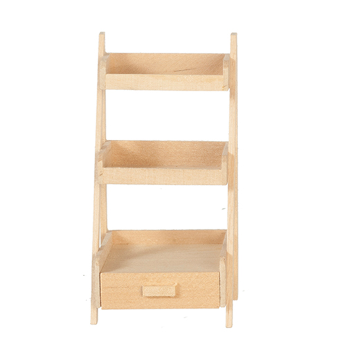 AZT4622 - Slanting Shelves/Unfinish