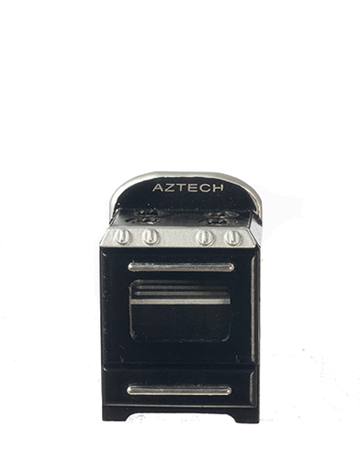 AZT5858 - 1950&#39;S Stove/Black