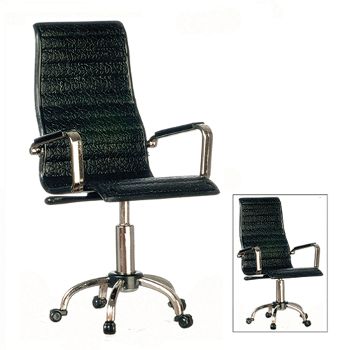 AZT5981 - Office Director&#39;s Chair, Black and Silver