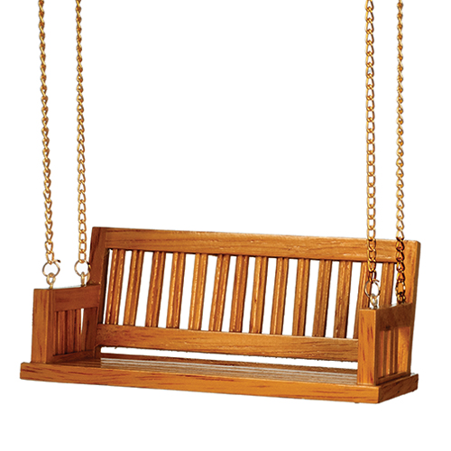 AZT6073 - 3-1/2 Inch Porch Swing, Walnut