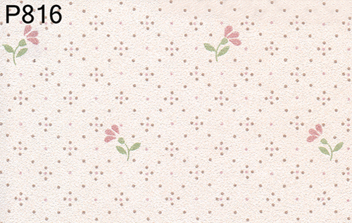 BH816 - Prepasted Wallpaper, 3 Pieces: Posies