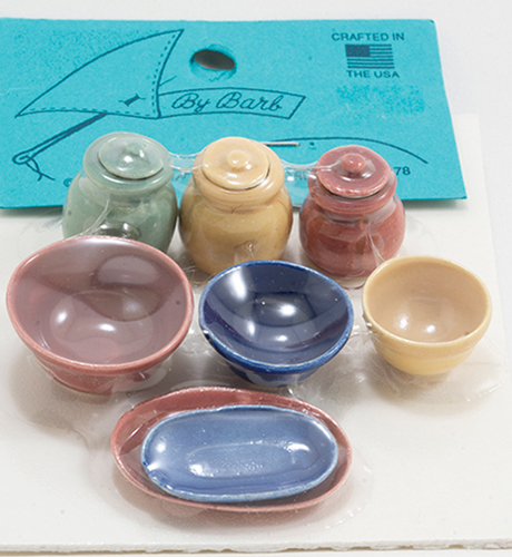 BYBCER4P - Canister, Bowls,Mugs Handpainted