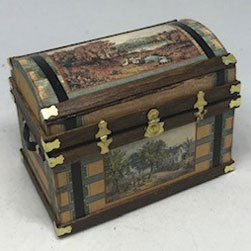 CATCPT123 - Lithograph Wooden Trunk Kit, Classic Americana Fall