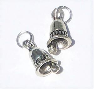 CLD2113 - Silver Bell Ornaments, 2pc