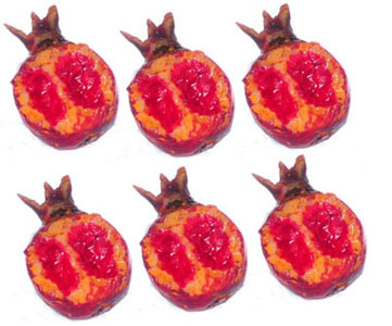 FCA4057 - Pomegranate Cut, 6 Pcs