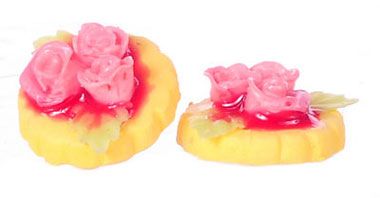 FCA4123 - Lemon Cookie with Flower Candy, 2Pc