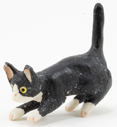 FCA880SK - Kitten/Black with White Sock