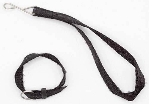 IM65471 - Black Dog Leash and Collar  ()