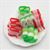 LA107 - Ribbon Candy on Dessert Plate