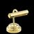 MH52023 - LED Battery Desk Lamp with Wand, Brass,  CR1632 Battery Included, 3 Volt