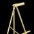 MH53037 - LED Battery 3-Leg Easel Light with Wand, Brass, CR1632 Battery Included, 3 Volt