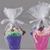 MUL3914B - Wrapped Pail with Bunny, Assorted 1pc