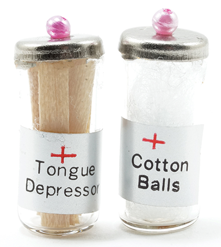 Tongue Depressor & Cotton Balls