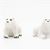 MUL5341 - Mini Polar Bear, Assorted Poses, 1 Piece