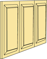 NE1070 - Dpb32-3 Wainscot Panel, 3/Sht